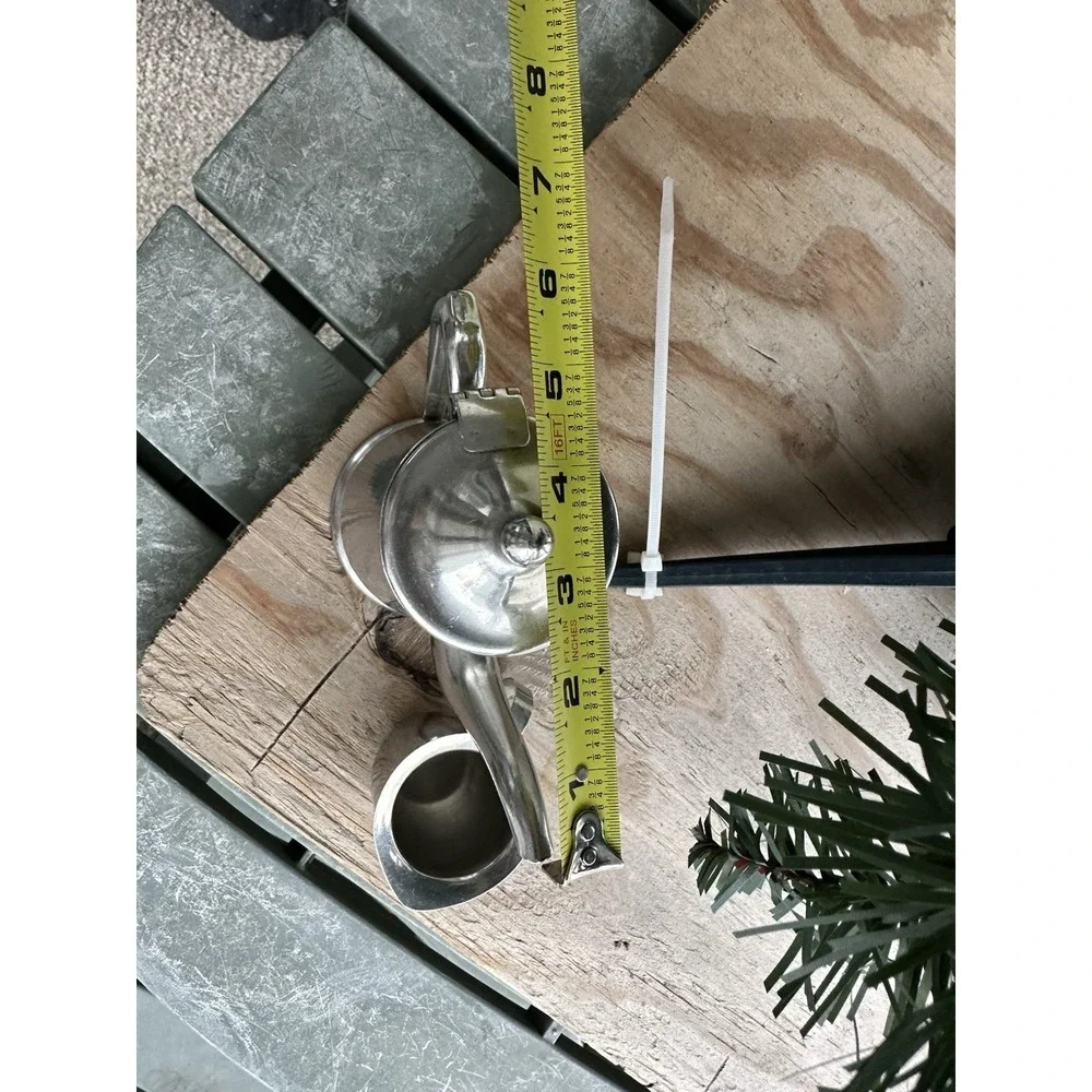 Vintage Vollrath‎ 46010 Yorkshire Stainless Steel Coffee Teapot And Creamer Set